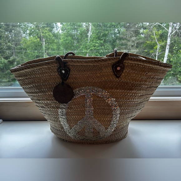 Handbags - Peace Sign Beach Bag